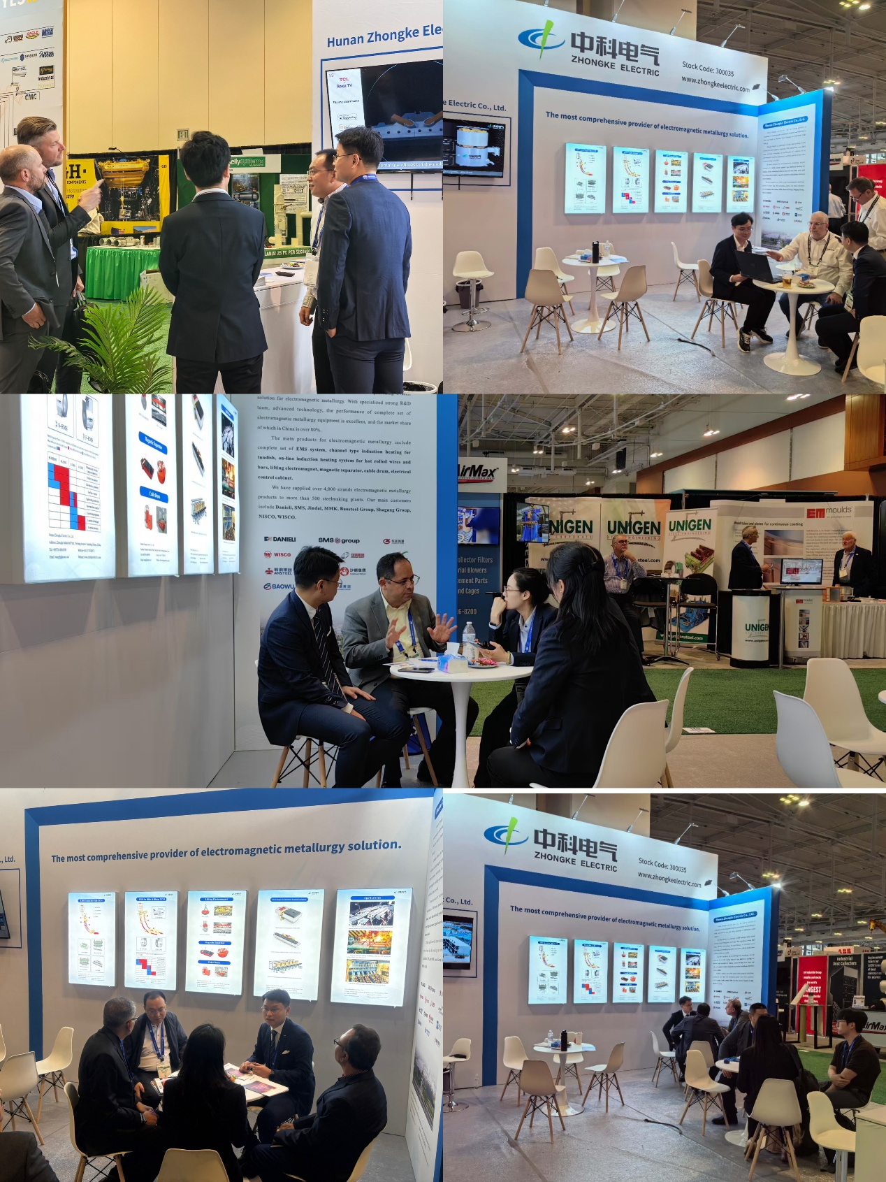 Magnetscheider und Kabeltrommel bei Aistech 2025