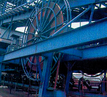 Automatische Kabeltrommel mit Federeinzug