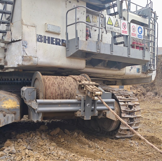 Angepasste Hochspannungskabelrolle