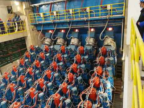 Advanced Metallurgical Equipment Endgültiger elektromagnetischer Rührer für Stranggussmaschinen