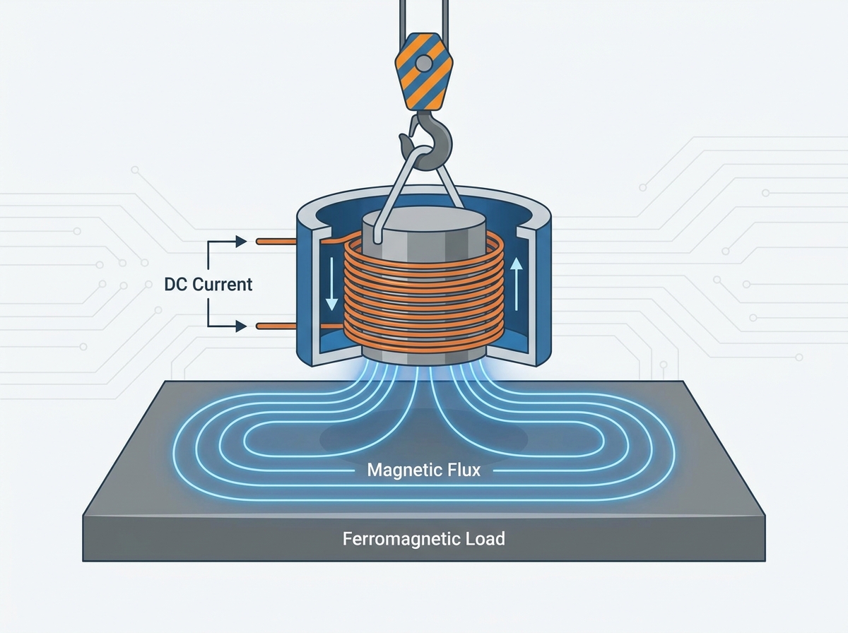 Komponenten f&uuml;r industrielle Hebe-Elektromagnete